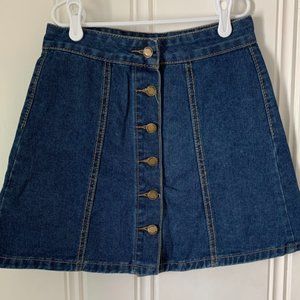 Vintage denim skirt